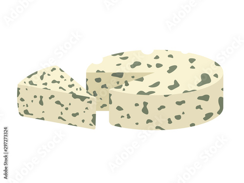 ブルーチーズのイラスト