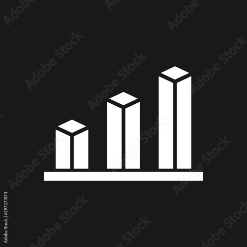 Graph and Diagram icon. Analytics and business symbols.