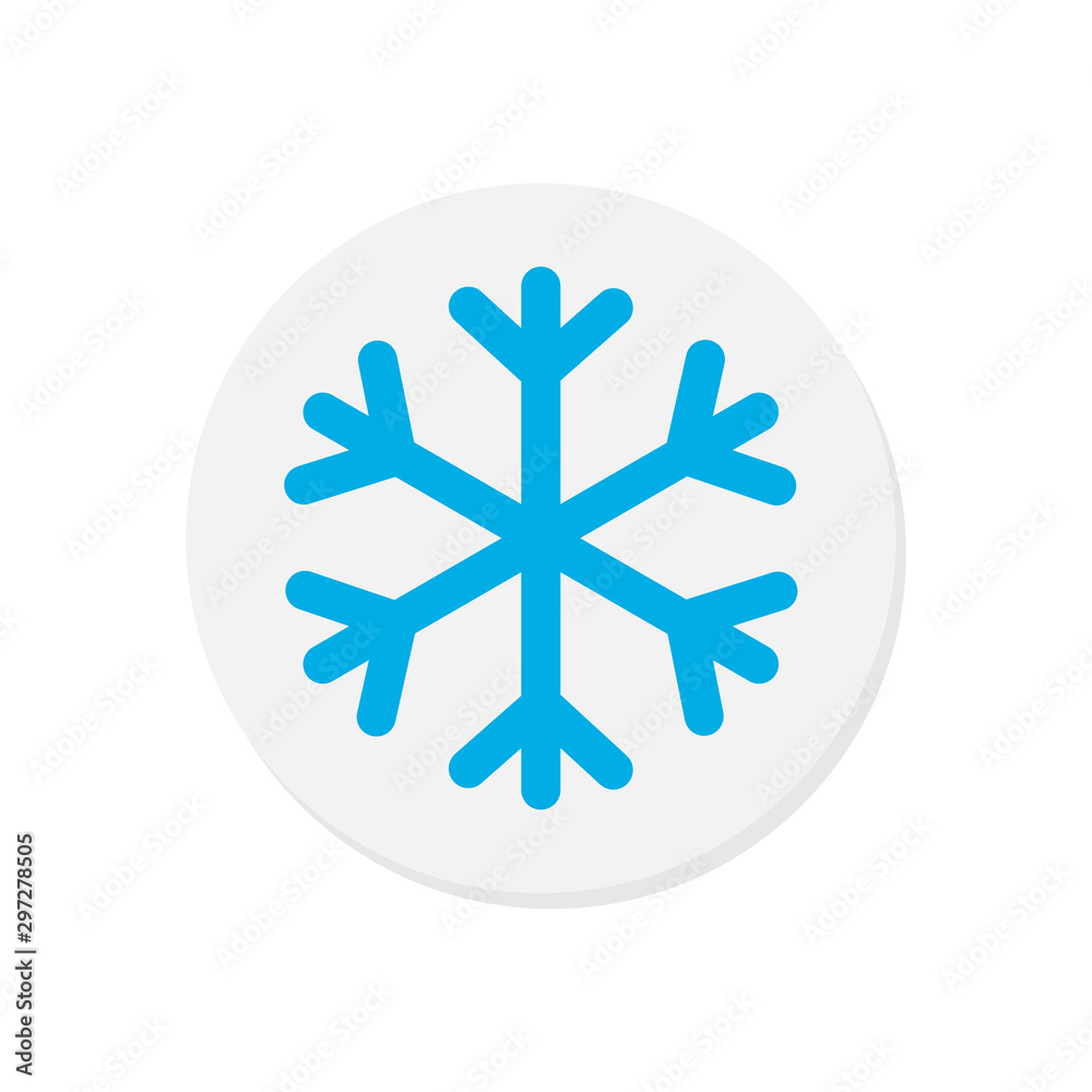 Snowflake icon isolated on white background. Vector illustration. Snowflake icon isolated on white background. Vector illustration.