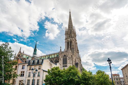 NANCY, FRANCE - June 23, 2018: Saint Epvre Basilica Nancy, France