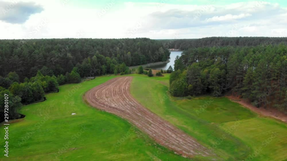 Aerial shot of glacial valley in wdzydze kiszewskie, poland. Aerial shot of glacial valley in wdzydze kiszewskie, poland.