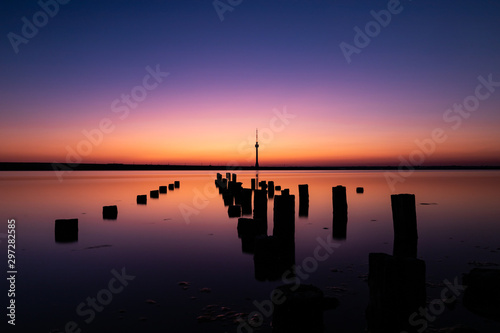 Fototapeta Naklejka Na Ścianę i Meble -  sunset at the sea