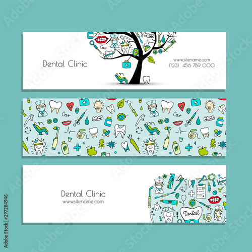 Banners design, dental clinic