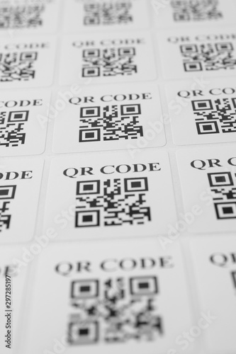 QR Code label sticker