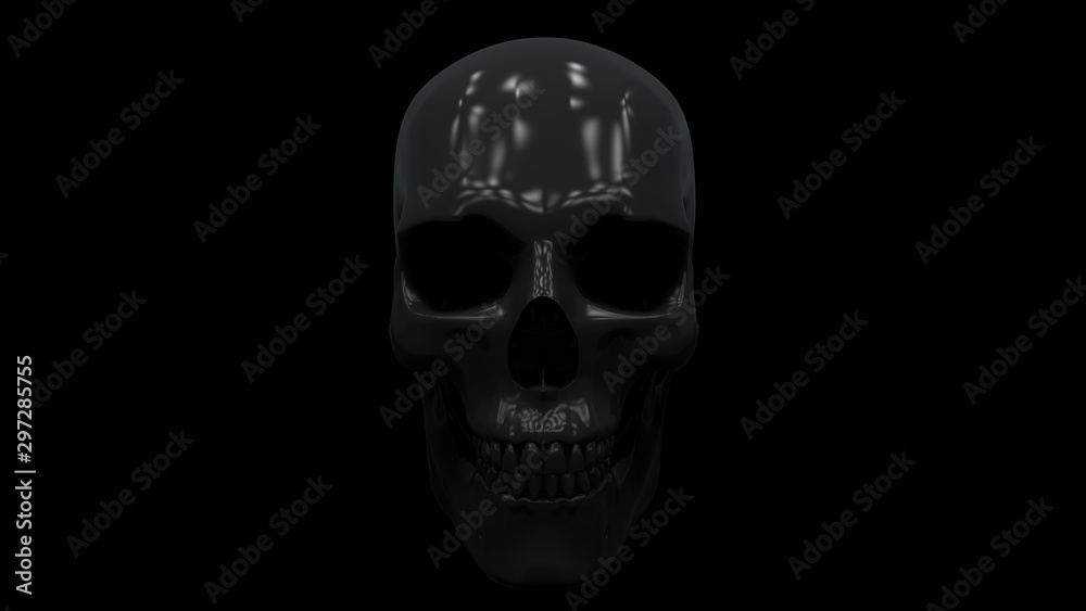 Obraz premium Skeleton skull, x-ray, bones