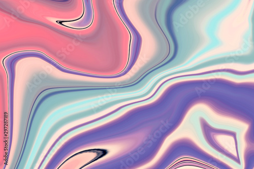 Rainbow color marble swirl texture pattern background.