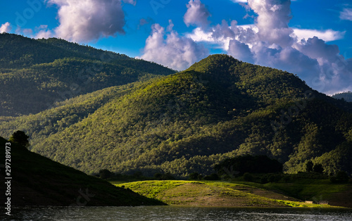 Big mountain with natural light 