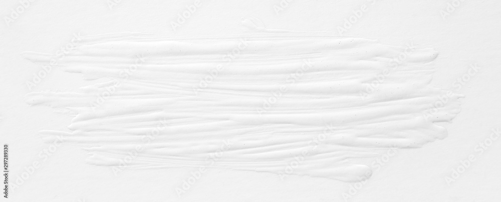 Obraz premium 3 d texture of white paint with handmade brush strokes, decor elements for modern design. Abstract background for screensaver template and wedding card in gray gradient.