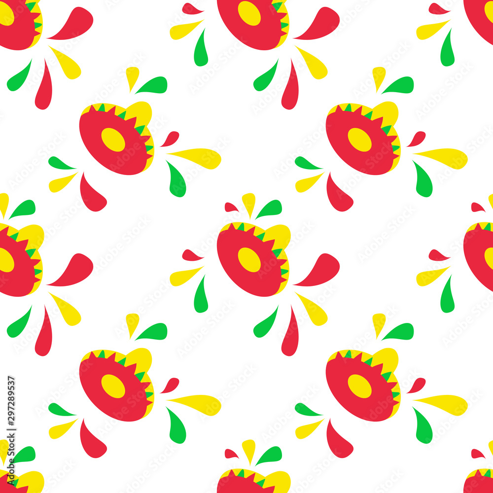 Seamless pattern with the theme of Mexico. Seamless pattern with the theme of Mexico.