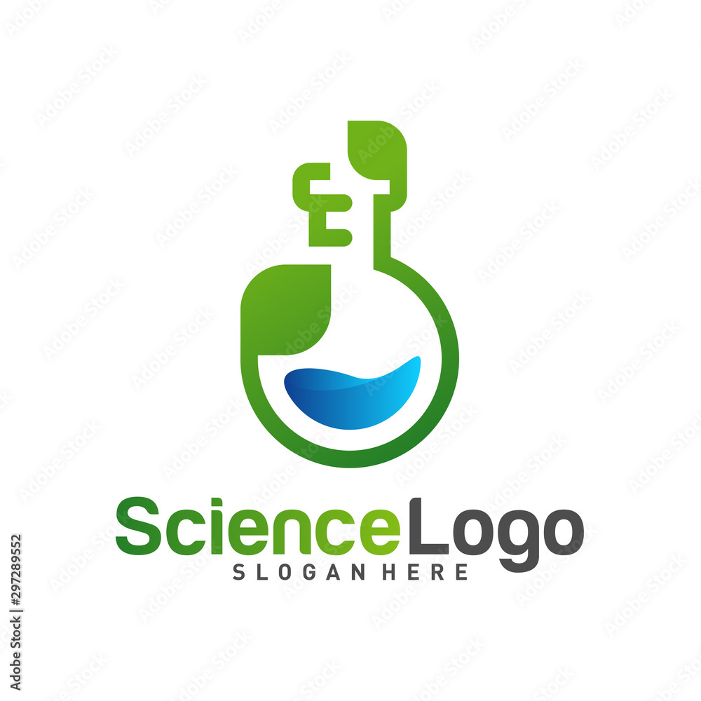 Nature Lab Logo Design Concept Vector. Creative Lab with leaf Logo Template. Icon Symbol Nature Lab Logo Design Concept Vector. Creative Lab with leaf Logo Template. Icon Symbol