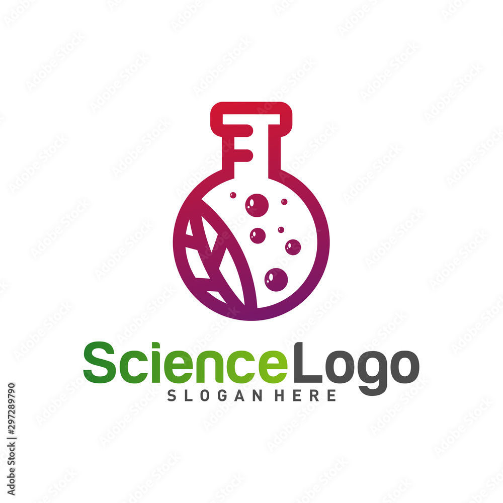 Nature Lab Logo Design Concept Vector. Creative Lab with leaf Logo Template. Icon Symbol Nature Lab Logo Design Concept Vector. Creative Lab with leaf Logo Template. Icon Symbol