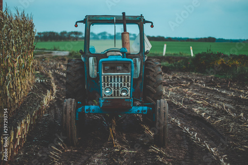 Old Ford tractor photo