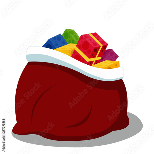Christmas Gifts - Cartoon Vector Image