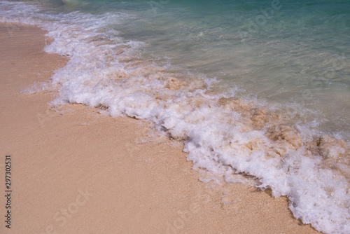 waves on the beach