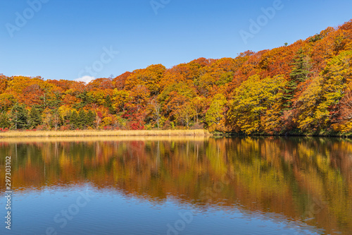 Towada Hachimantai National Park in autumn © HIROSHI FUJITA