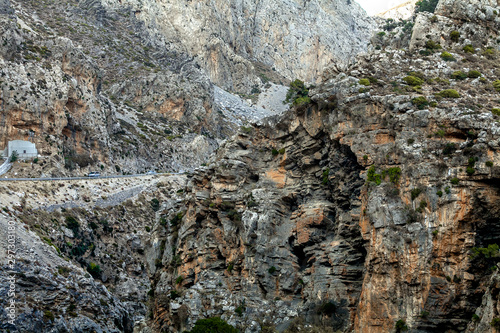 Kourtaliotiko gorge at summer. Greece. Crete. photo