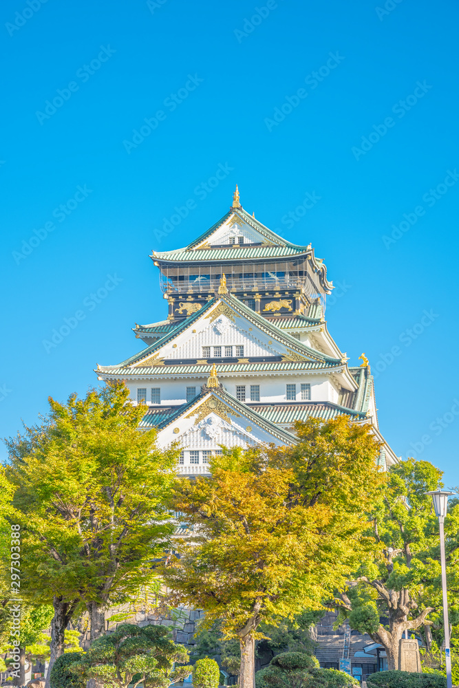 Fototapeta premium 大阪城 天守閣