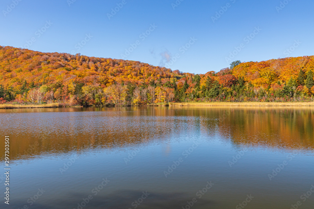 Towada Hachimantai National Park in autumn