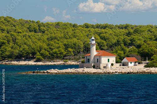 Croatia lighthouse on the coast © vojta