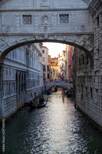 narrow canal in venice © Joel