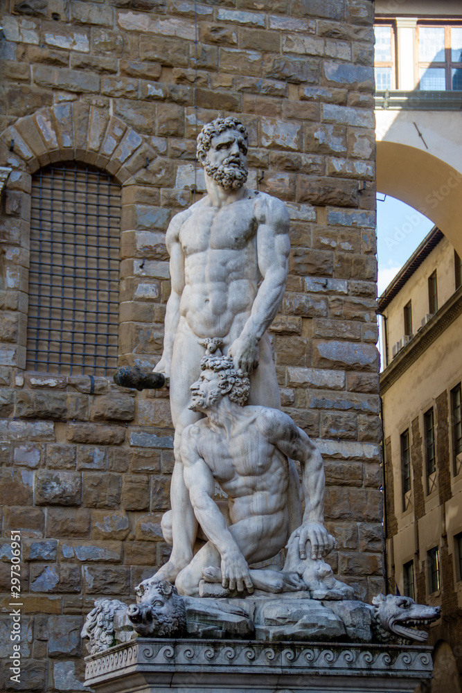 statue in florence italy