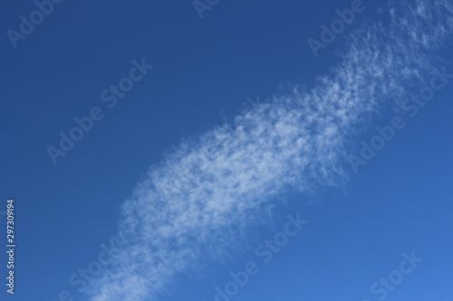 Blue sky with cloud