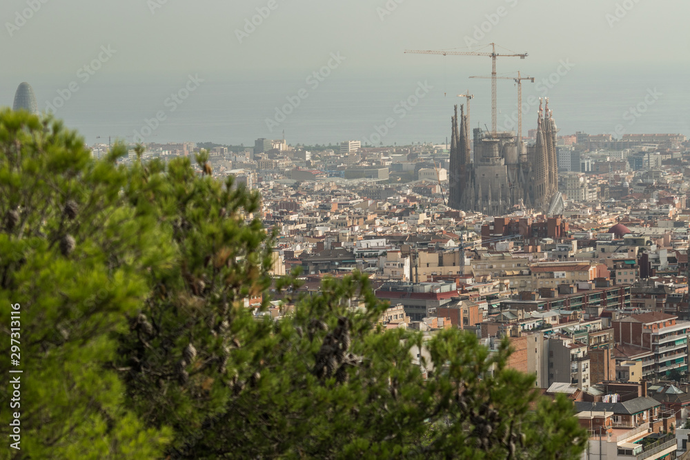 Sagrada Família, cathedradl in Barcelona, Spain