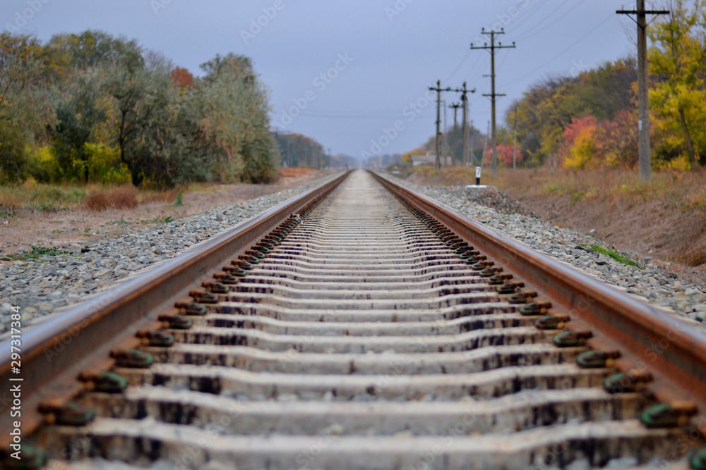 railway in the countryside