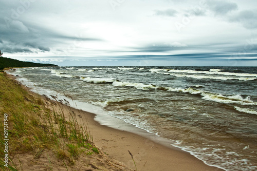 waves on the beach