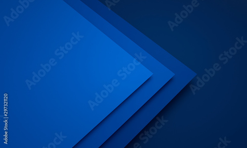 Mockup of blue cards - 3D illustration	