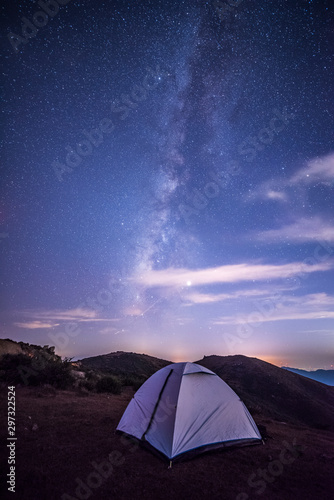  Galaxy and Traveler Tent on the Peak Heights