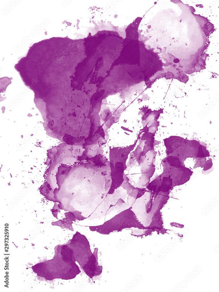 purple watercolor background for a beautiful design of cards, letterheads, labels.