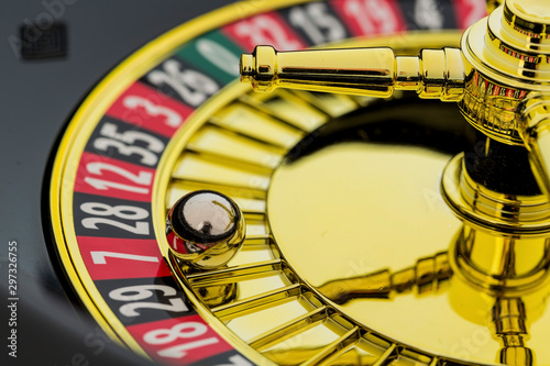 Fotografie, Obraz roulette gambling in the casino