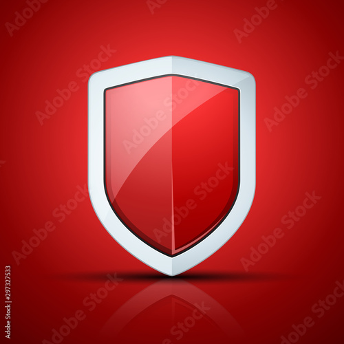 Red Shield protection sign illustration Free Download Red Shield protection sign illustration - GFXLoad