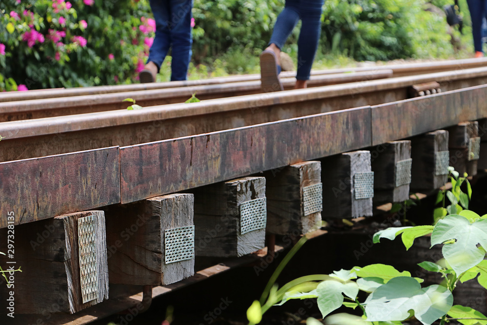 The Death Railway, Constructed during World War II, Kanchanaburi train station and the River Kwai station, Thailand The Death Railway, Constructed during World War II, Kanchanaburi train station and the River Kwai station, Thailand
