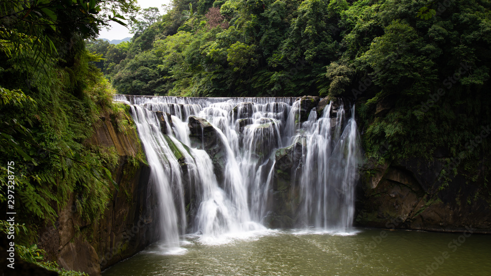 Shifen Waterfall, also known as Niagara of Taiwan