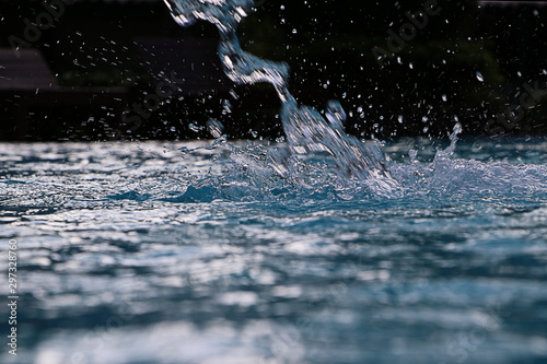splash of water in water © teekawat