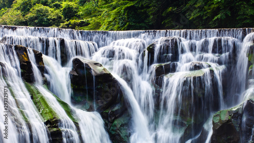 Shifen Waterfall, also known as Niagara of Taiwan