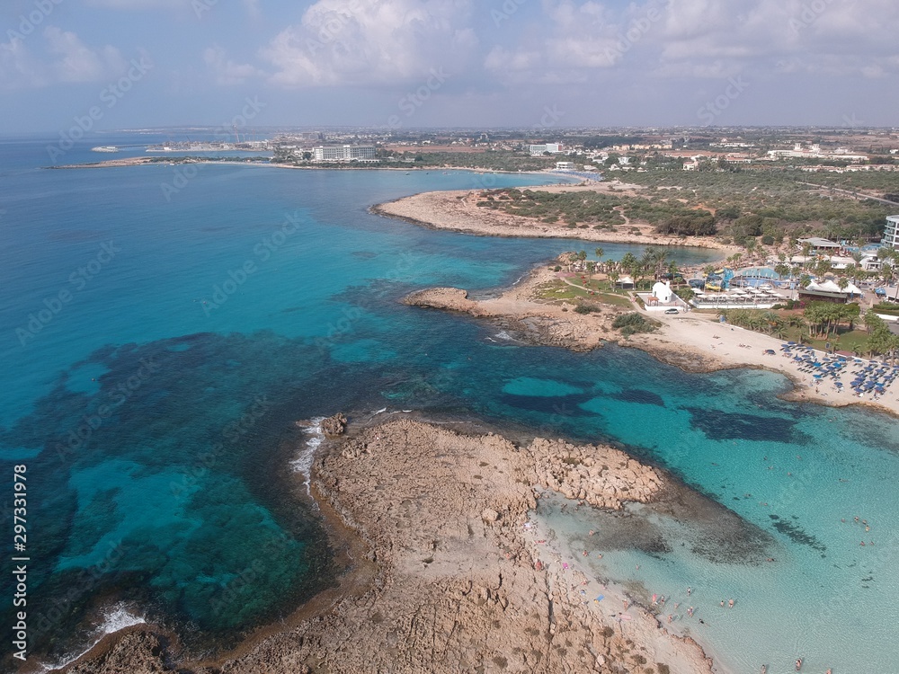 Cyprus - Ayia Napa aerial beach photos
