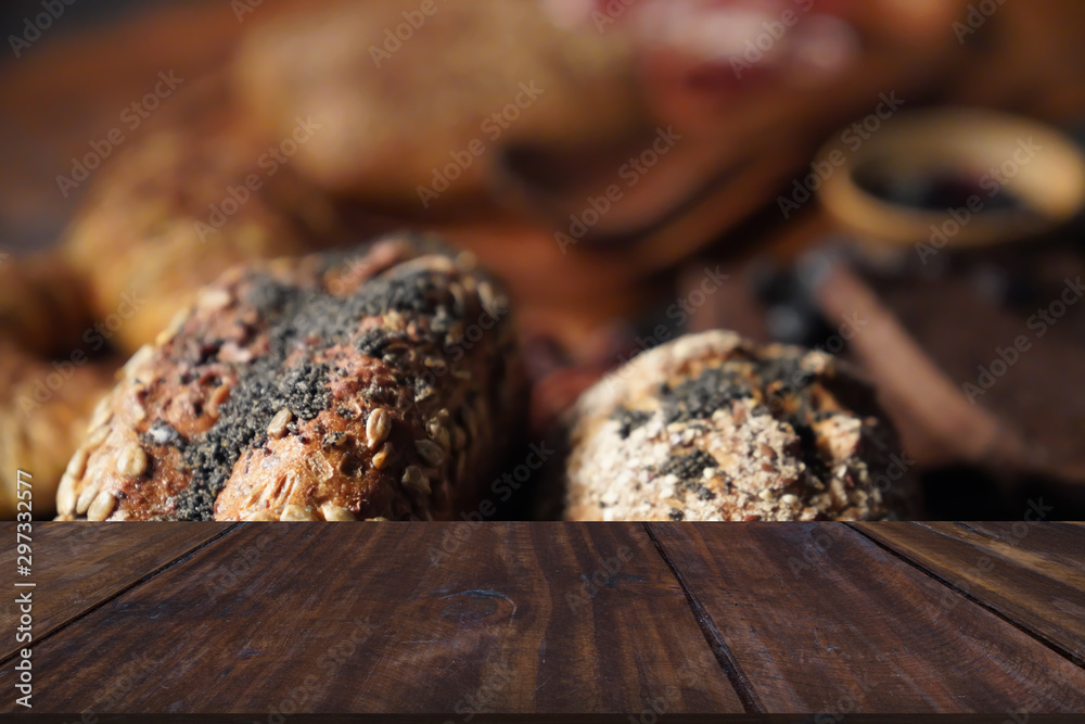 Fototapeta premium bread pastry bakery. baked food