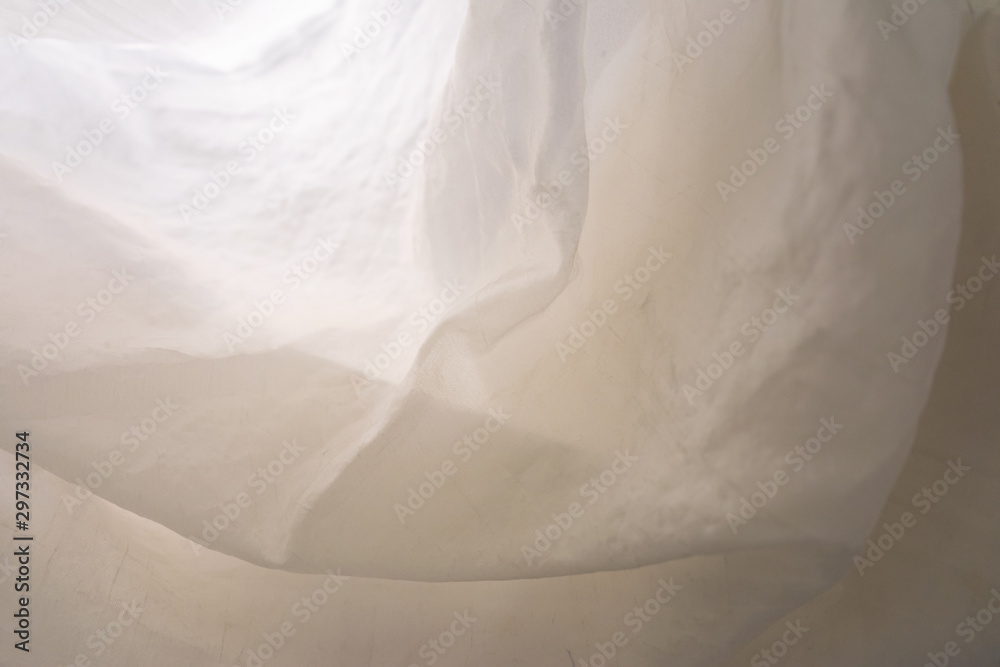 Obraz premium Abstract pastel background. Delicate fabric texture, soft folds. Soft focus.