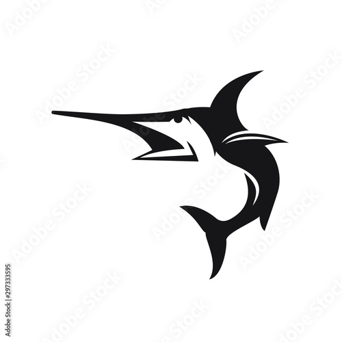 S initial Swordfish logo design inspiration
