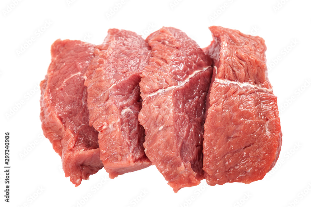 Meat fresh isolated on a white background