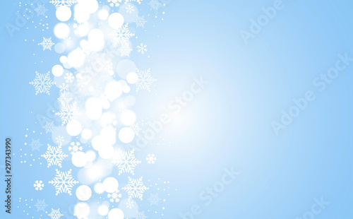 sfondo, elegante, natale, fiocchi di neve,