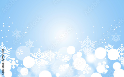 sfondo, elegante, natale, fiocchi di neve,
