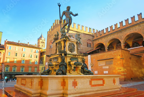  Fountain of Neptune,Bologna,Italy photo