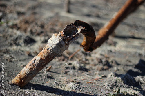 Rusted Pipe - Dry Lake Bed