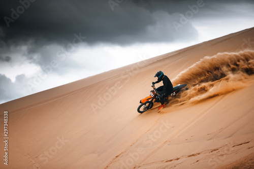 Fototapeta Naklejka Na Ścianę i Meble -  quad bike in the desert