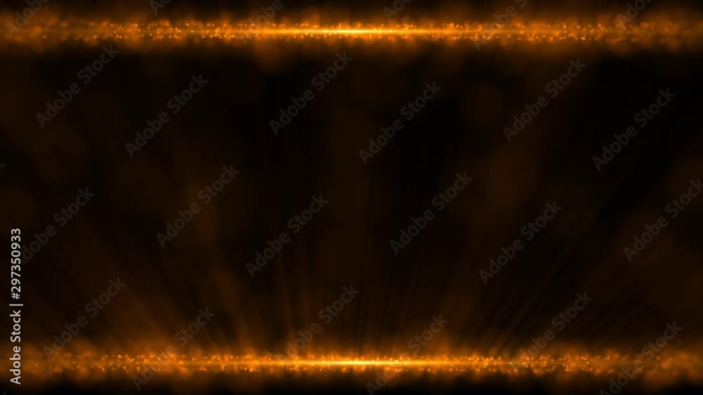 Particles gold bokeh glitter awards dust abstract background vj loop 4k
