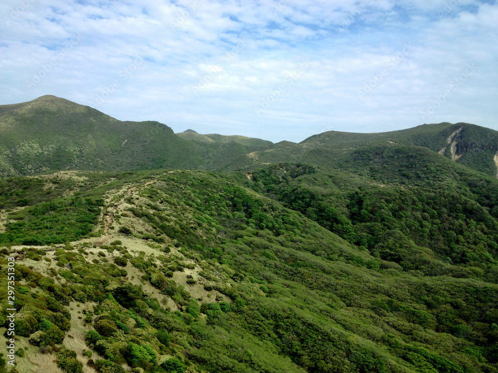 登山道の眺め 登山道の眺め